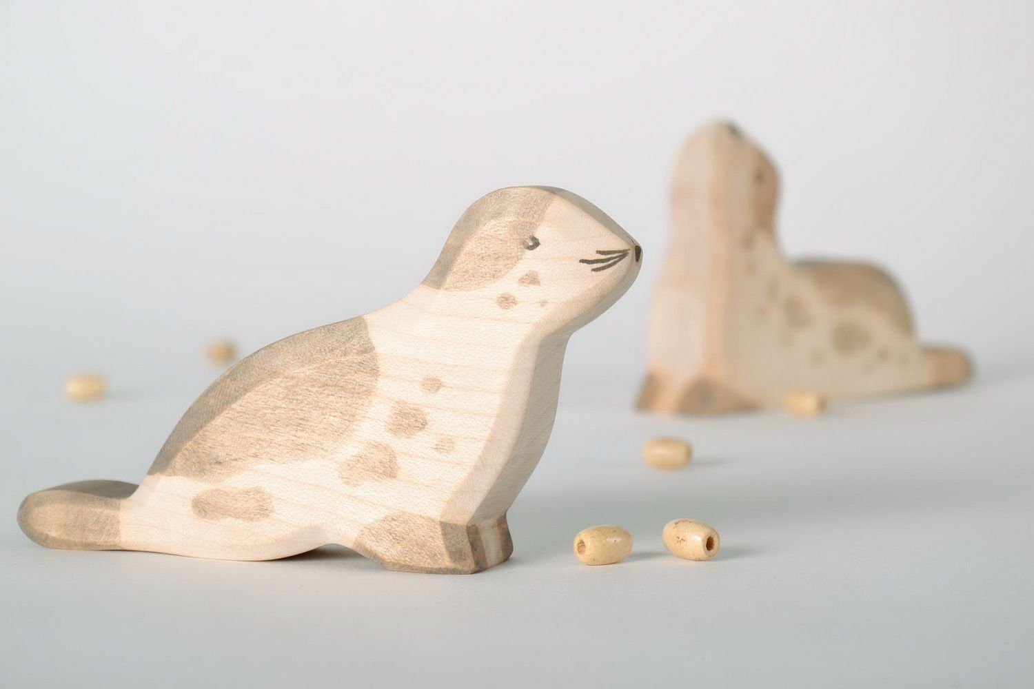 Wooden figurine Seal photo 1