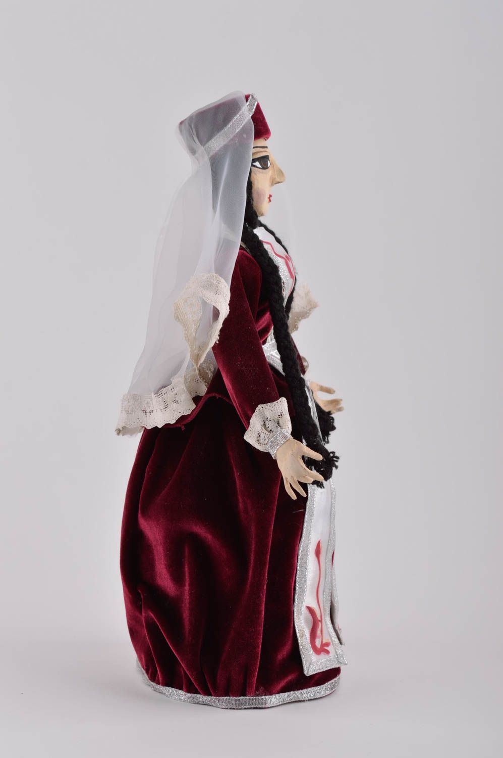 Кукла ручной работы авторская кукла для дома керамическая кукла Ханума фото 3