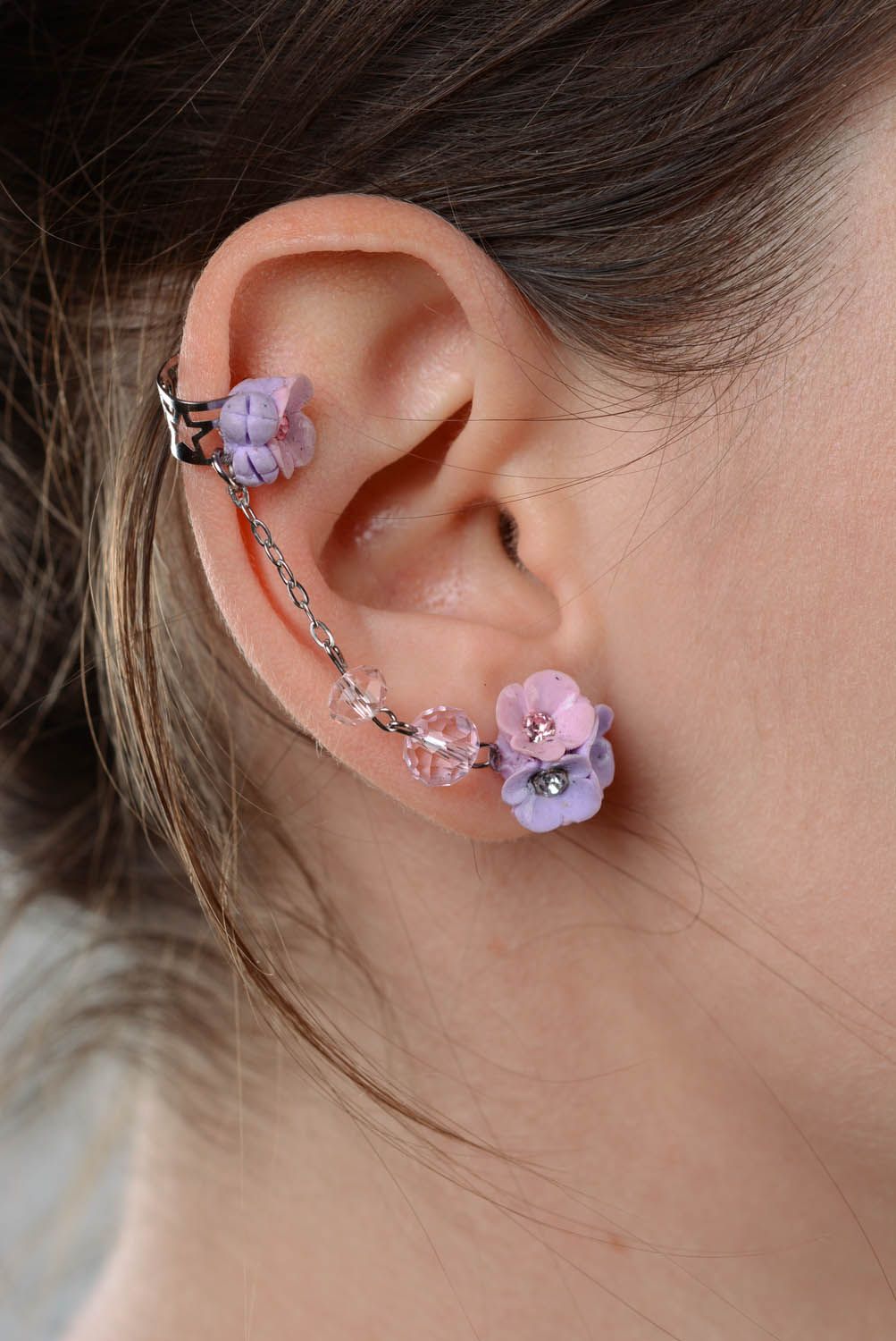Hypoallergenic earrings Romanticism photo 3