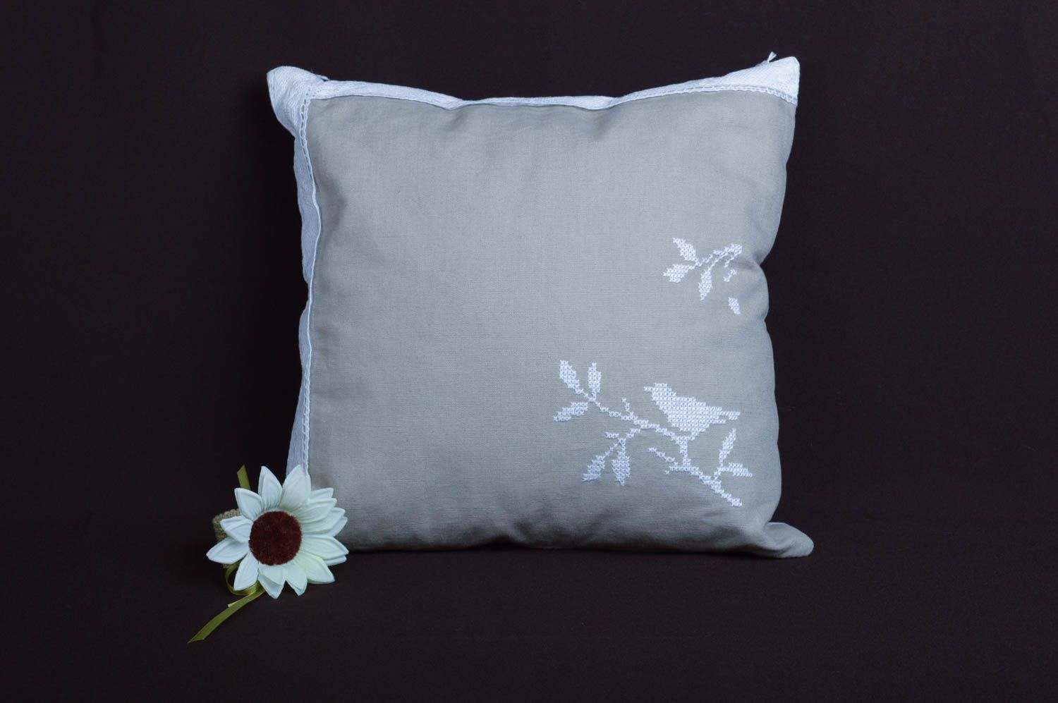 Handmade soft cushion throw pillow design interior decorating gift ideas photo 1