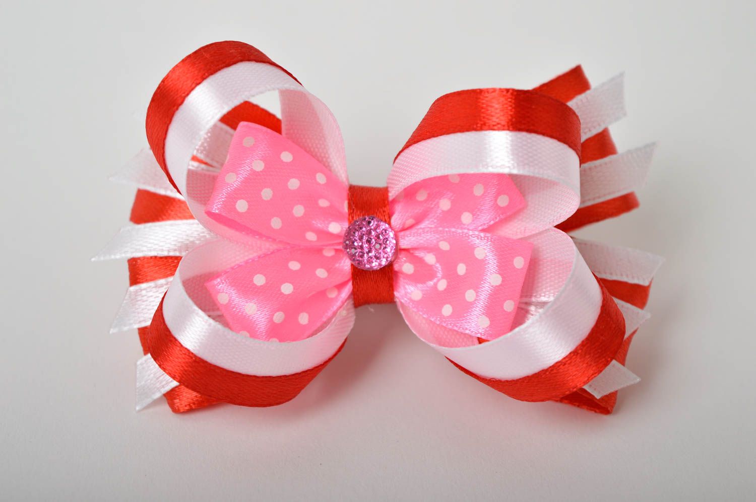 Handmade cute hair tie stylish bow hair tie designer accessories for girls photo 2