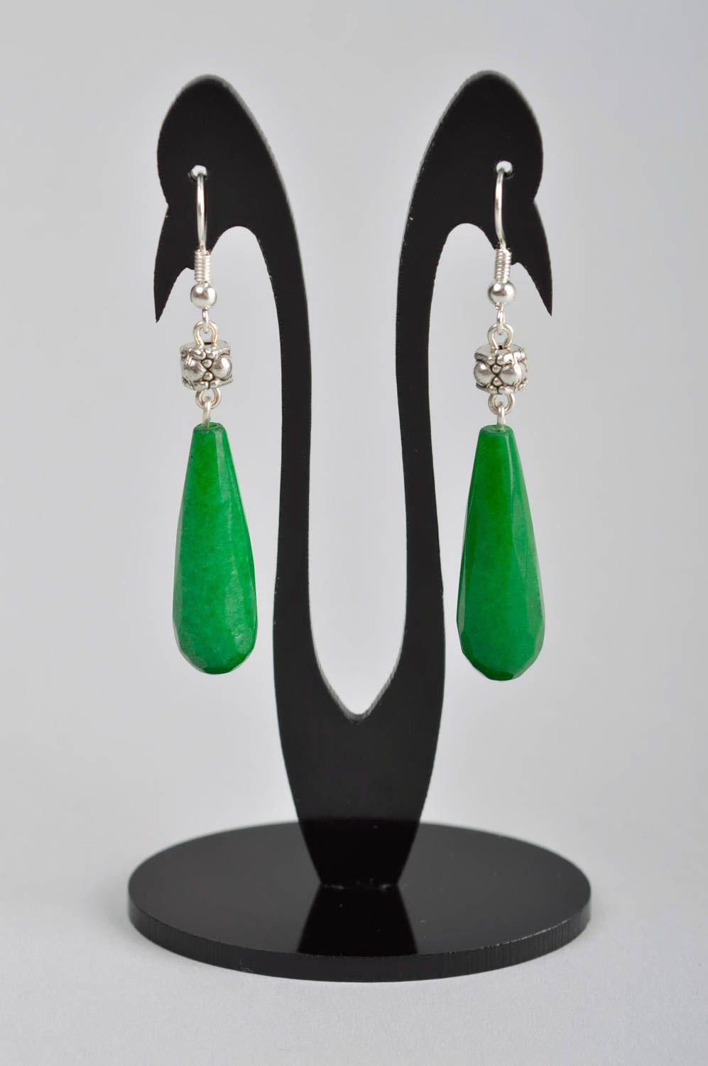 Handmade gemstone earrings bead earrings artisan jewelry designs gifts for her photo 2