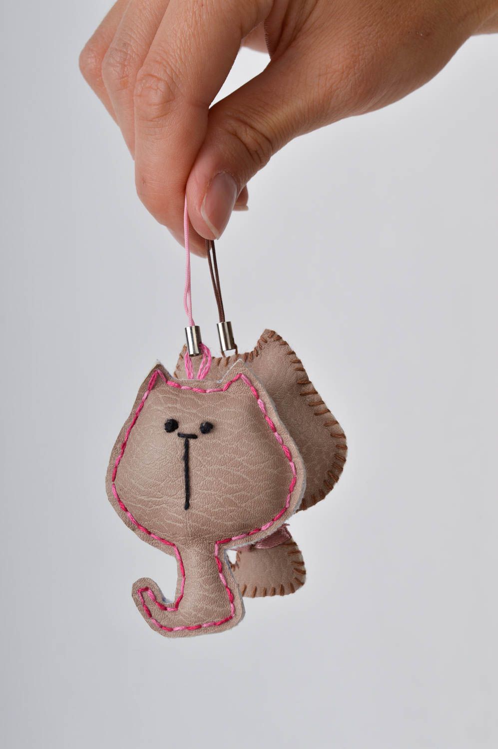 Handmade designer keychains unusual cute accessories souvenir stylish present photo 2