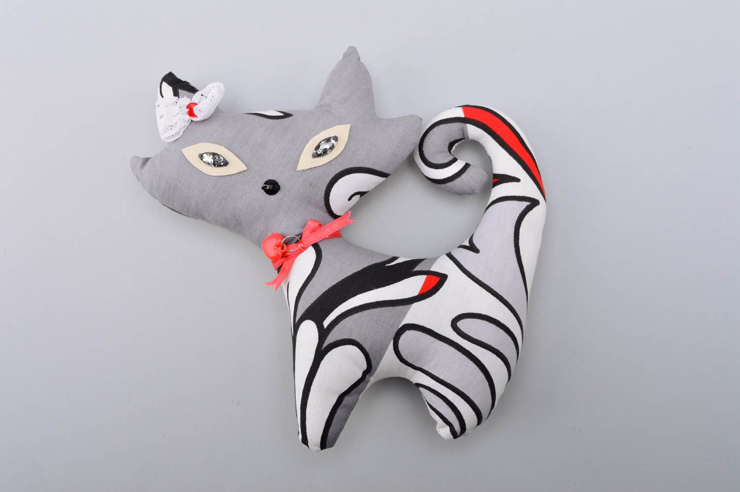 Homemade soft toys cat toy nursery decor best gifts for girls stuffed animals photo 2