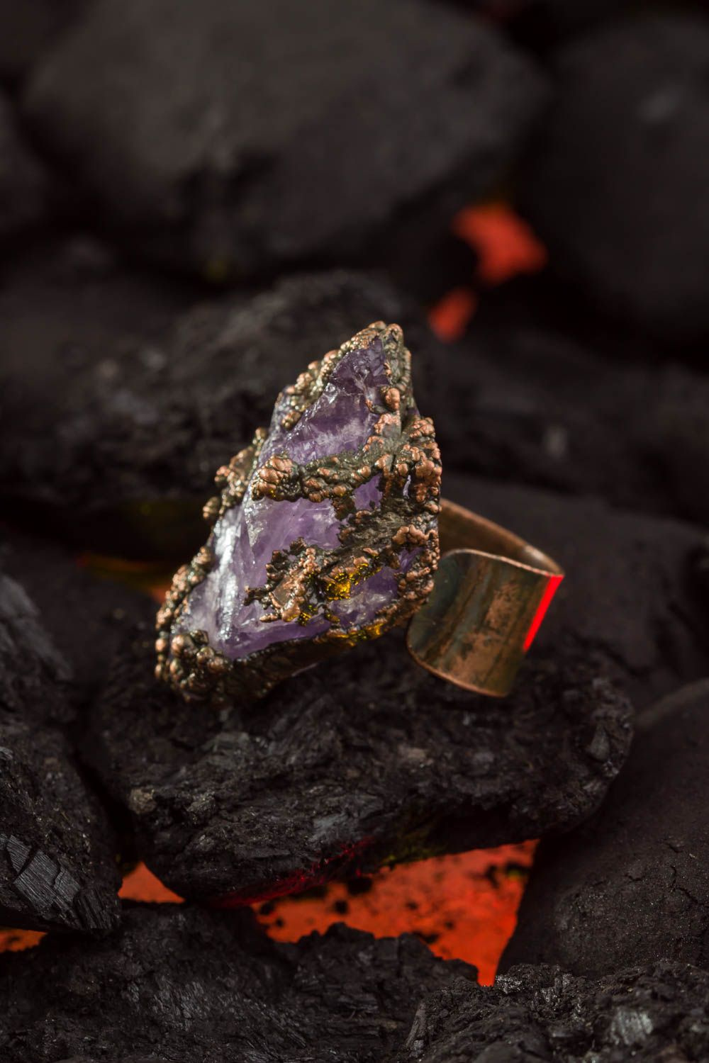 Handmade ring beautiful ring designer accessory copper jewelry gift ideas photo 1