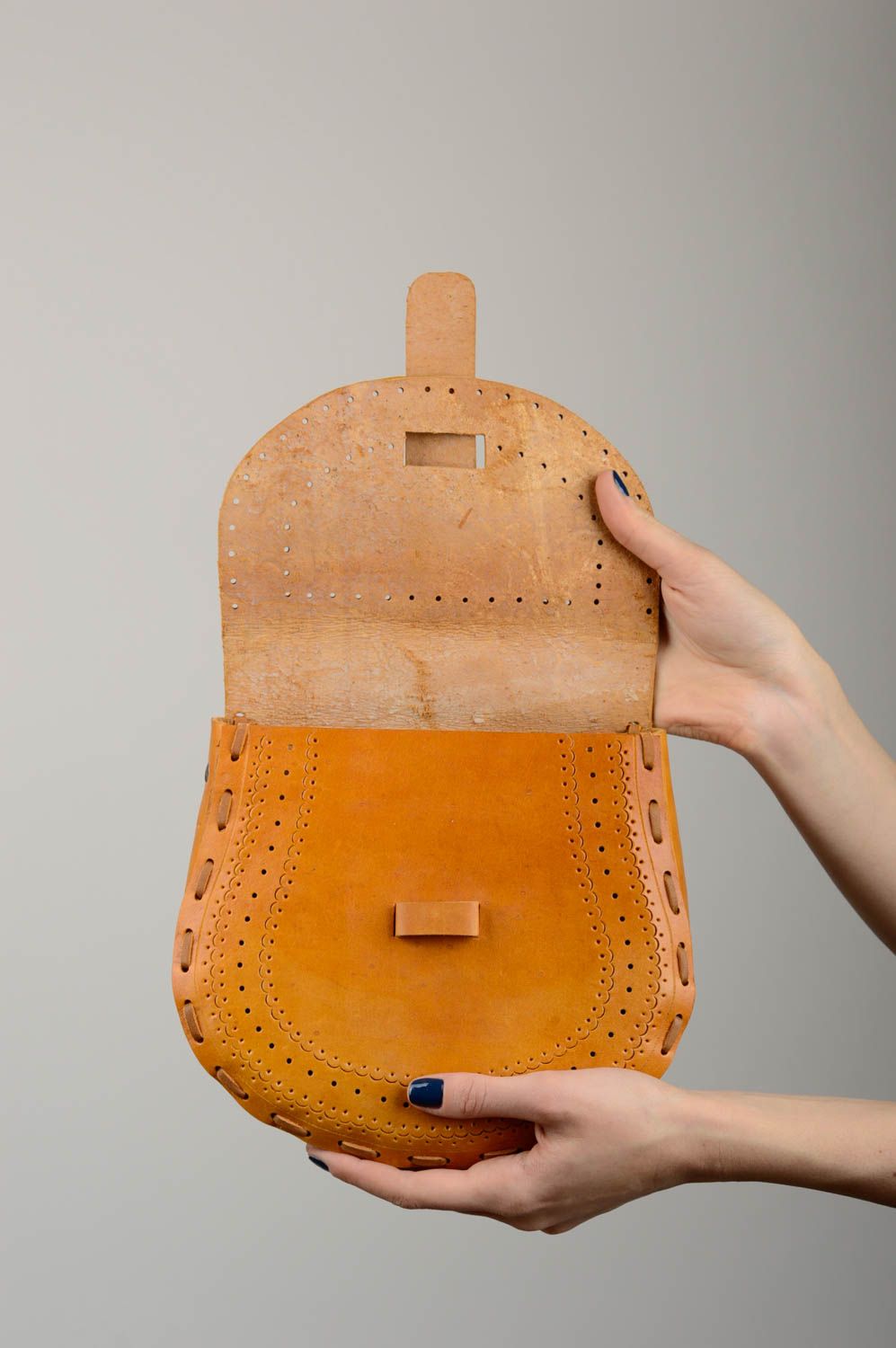 Сумка ручной работы сумка через плечо коричневая сумка из кожи женская фото 3