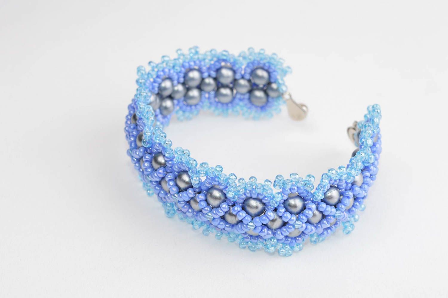 Hand-woven bracelet handmade seed bead bracelet fashion jewelry elegant bracelet photo 4