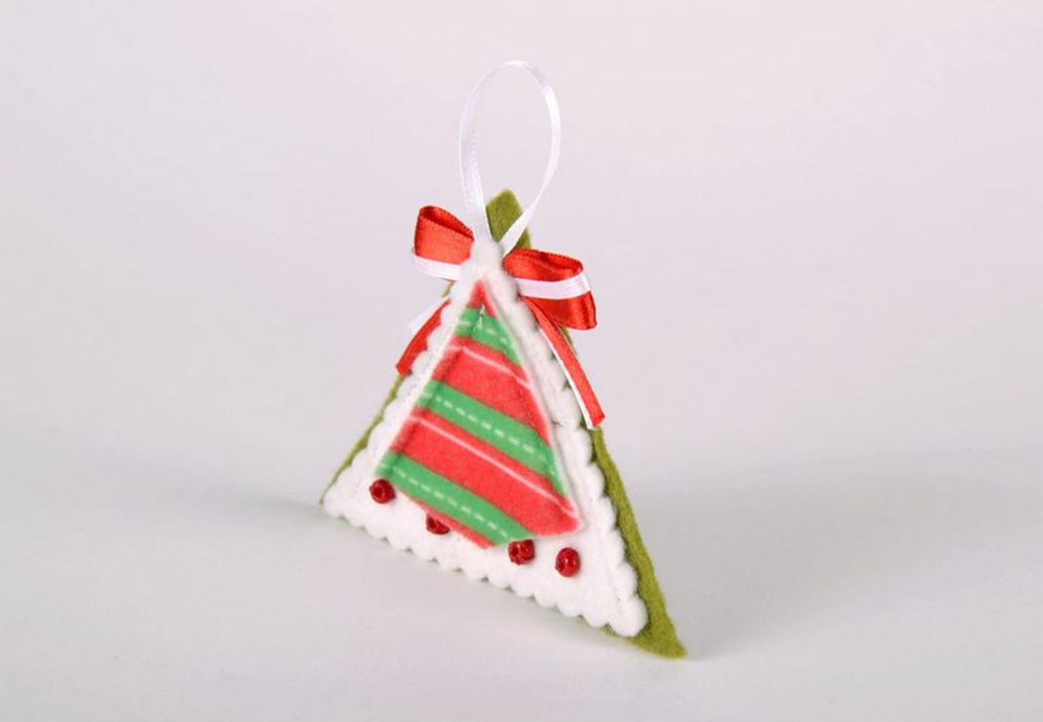 Weihnachten Magnet für Kühlschrank aus spanischem Filz Tannenbaum foto 4