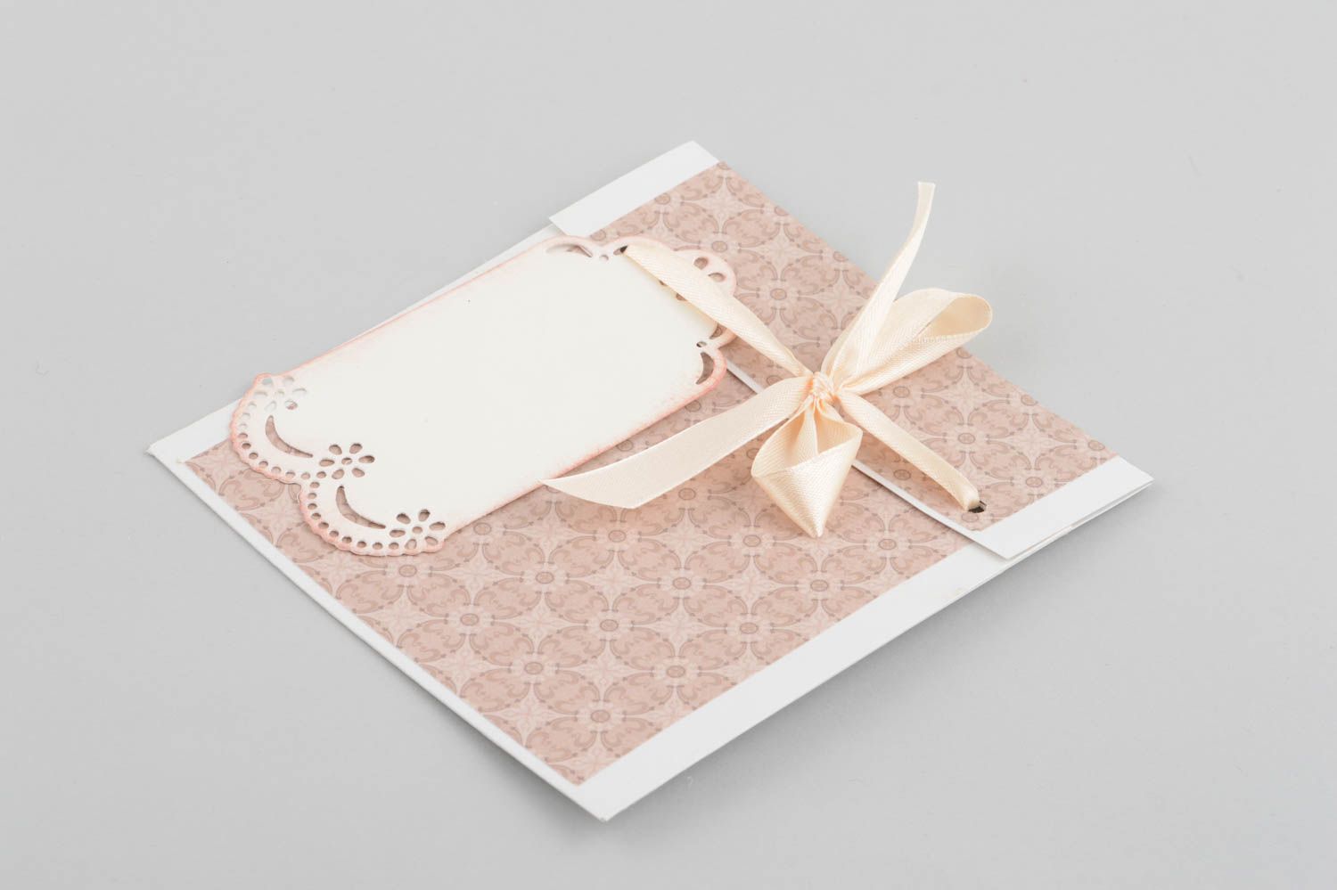 Enveloppe cadeau papier design Enveloppe fait main ruban Idée cadeau originale photo 4
