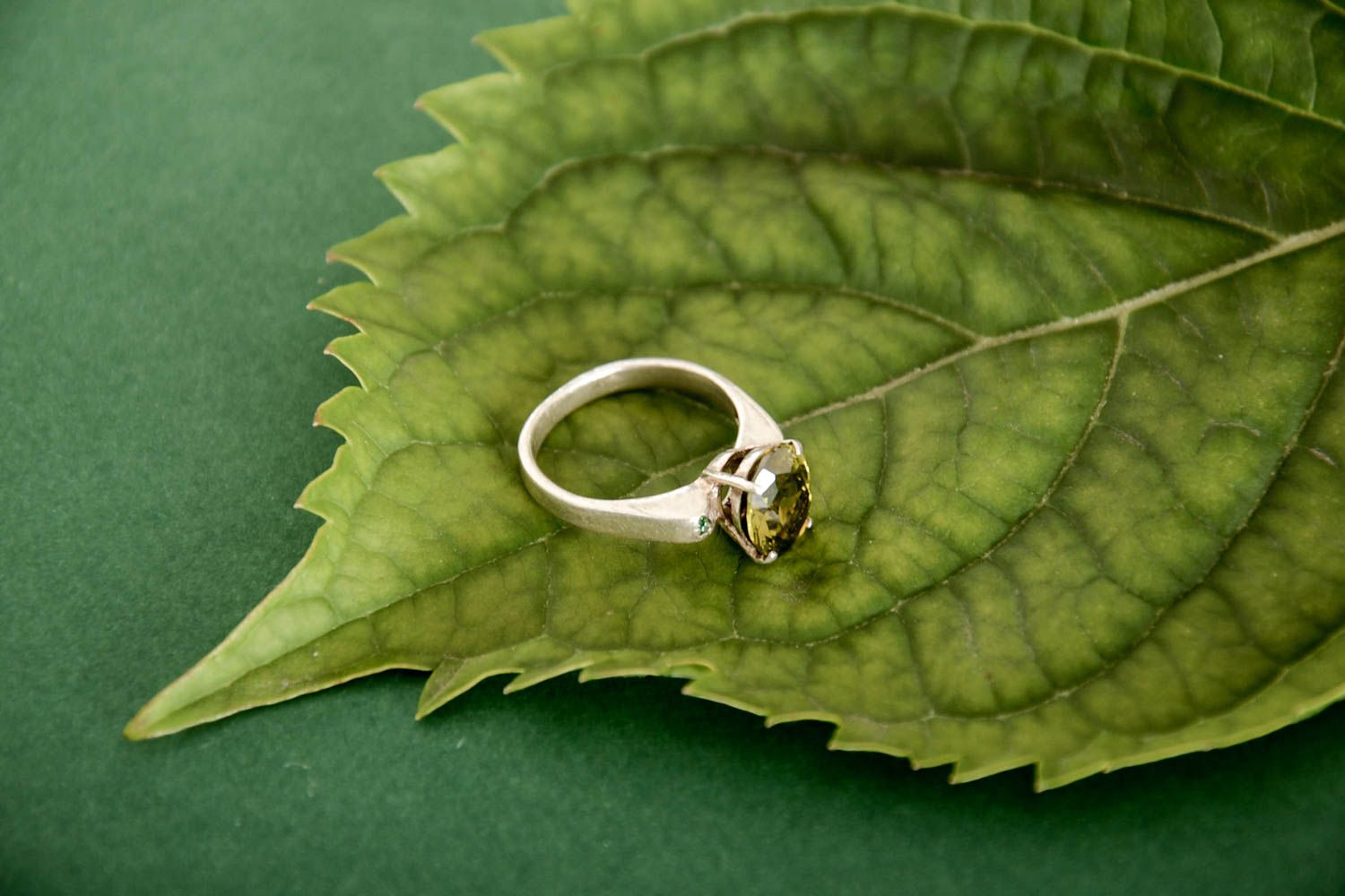 Женское кольцо украшение ручной работы кольцо из серебра ювелирная бижутерия фото 2