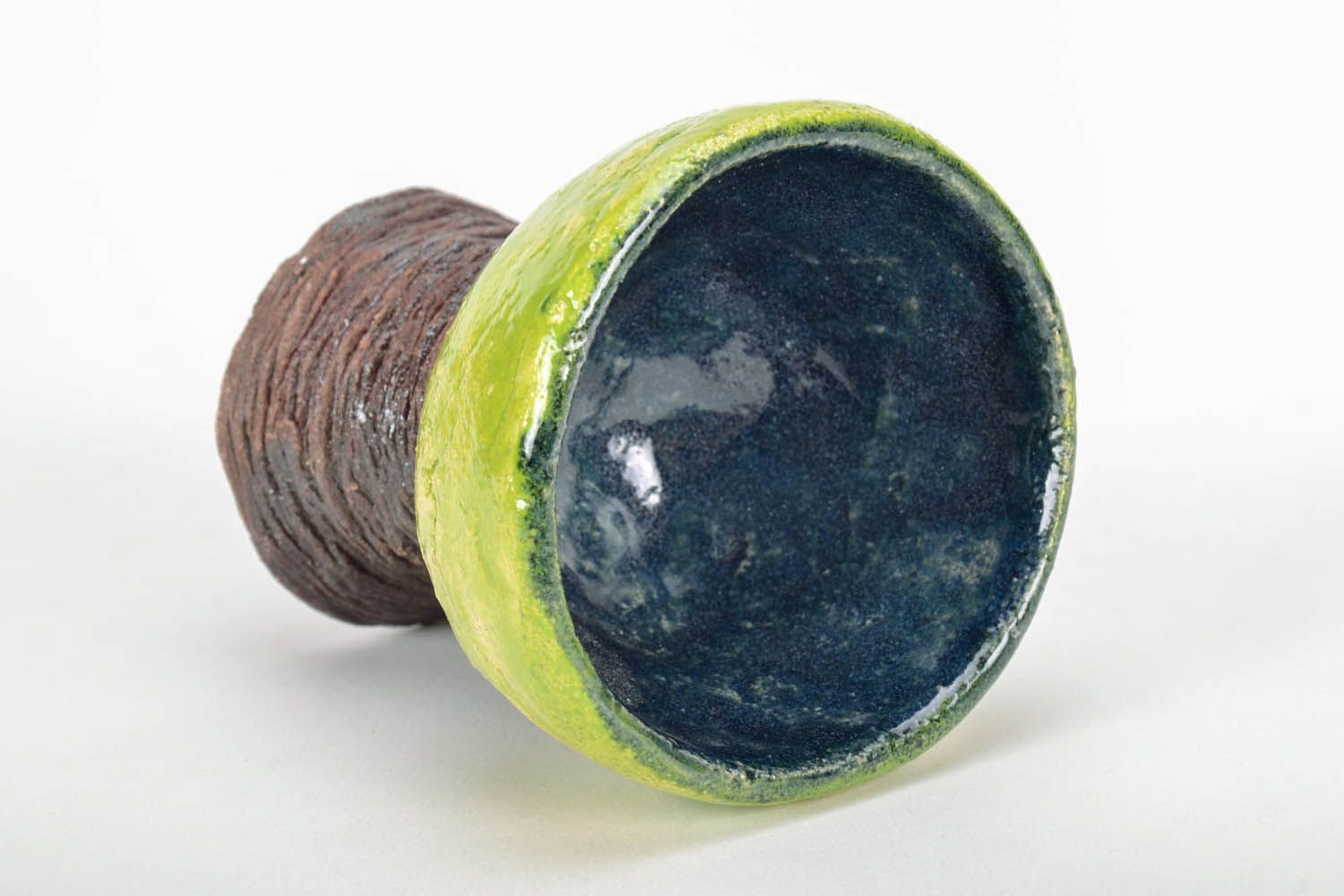 Taça de cerâmica colorido feito à mão revestido com esmalte para decoração da cozinha foto 3