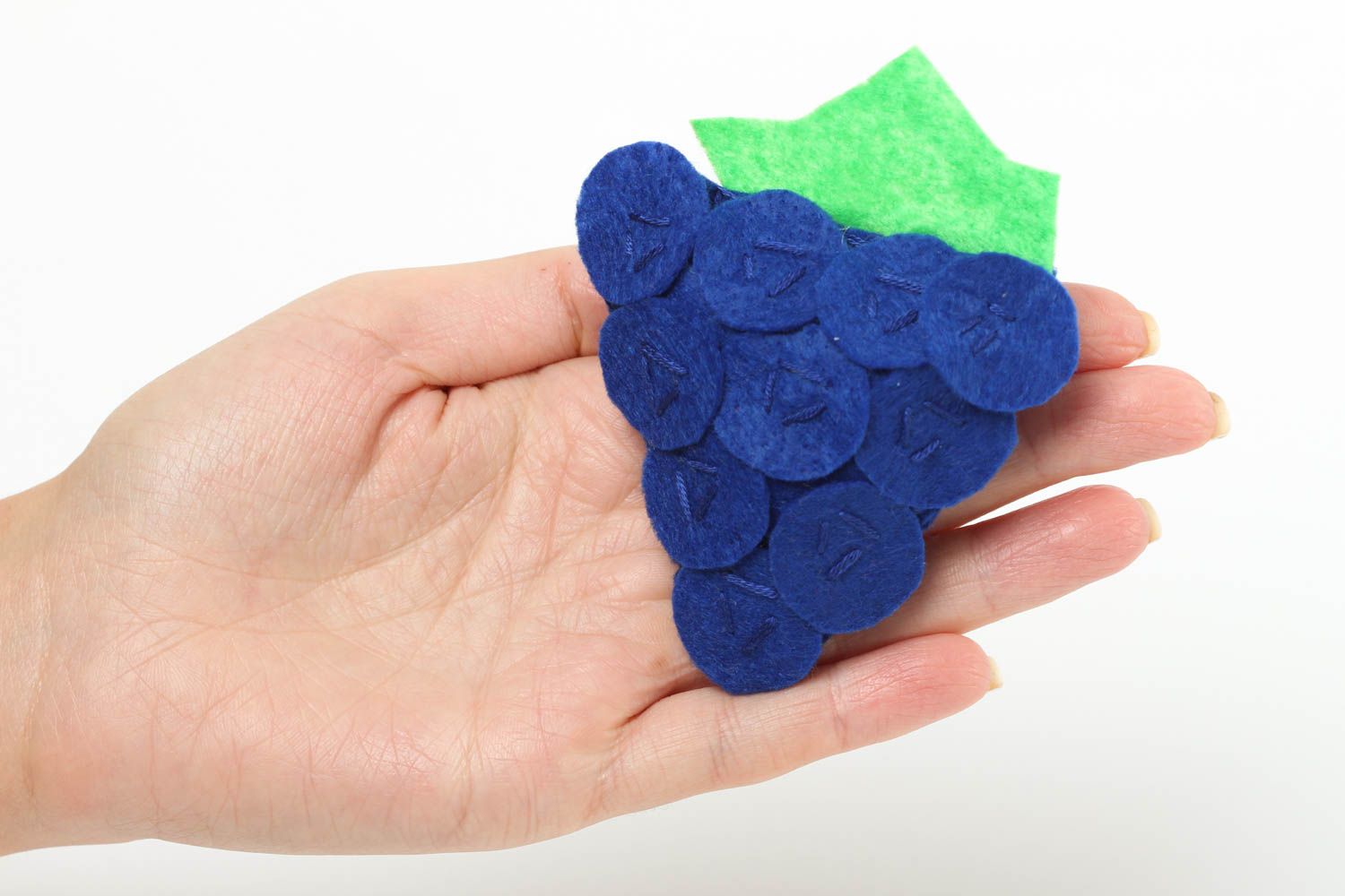 Unusual handmade soft toy fridge magnet textile magnet decorative use only photo 5