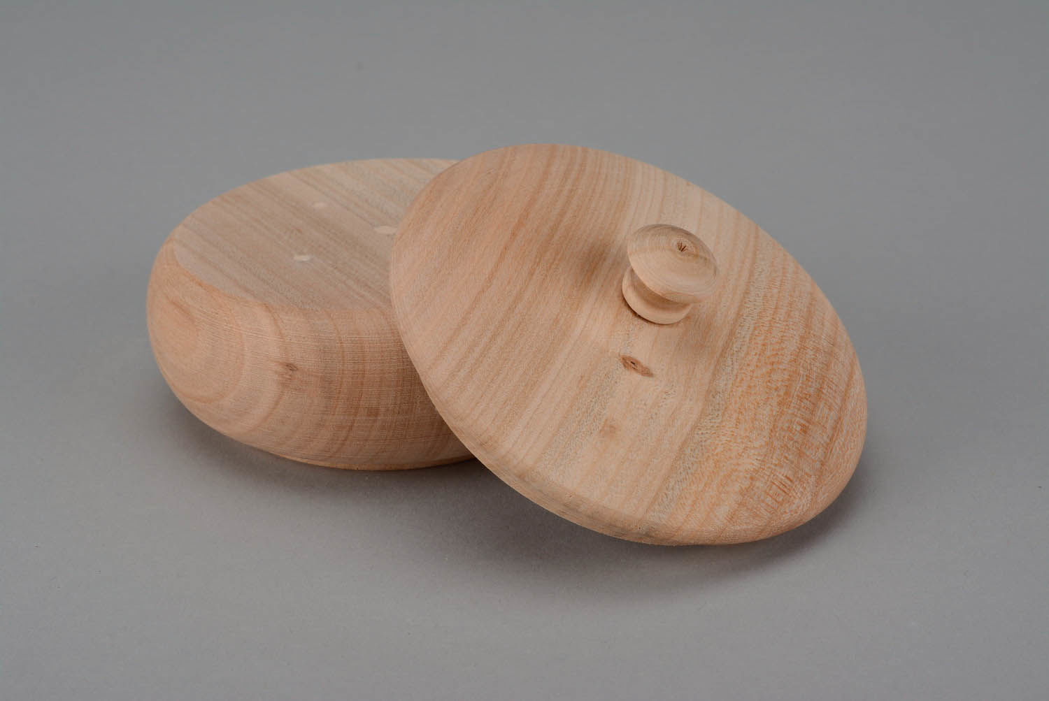 Wooden blank for round box photo 3