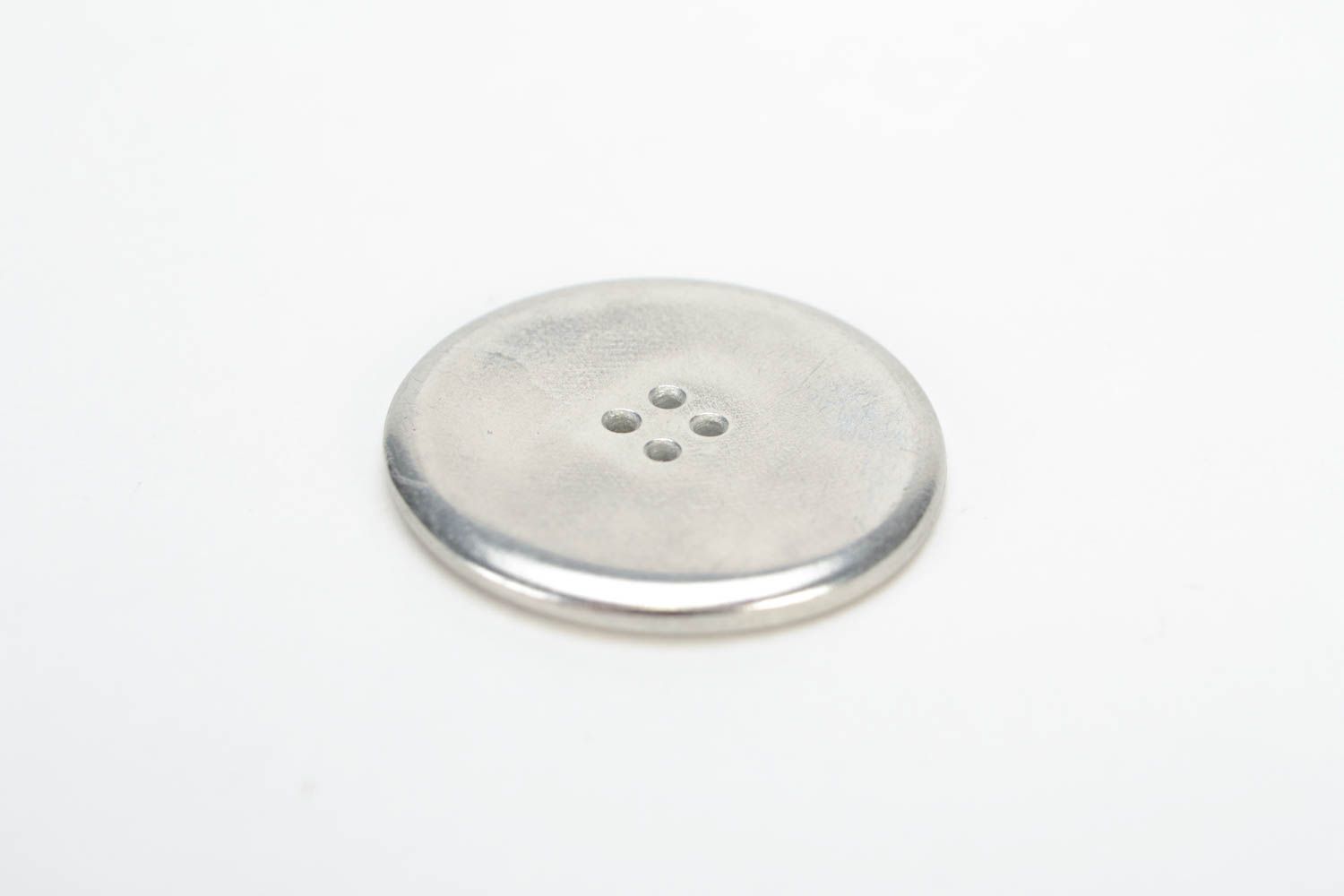 Handmade blank for button creation round metal small sewing accessories photo 2