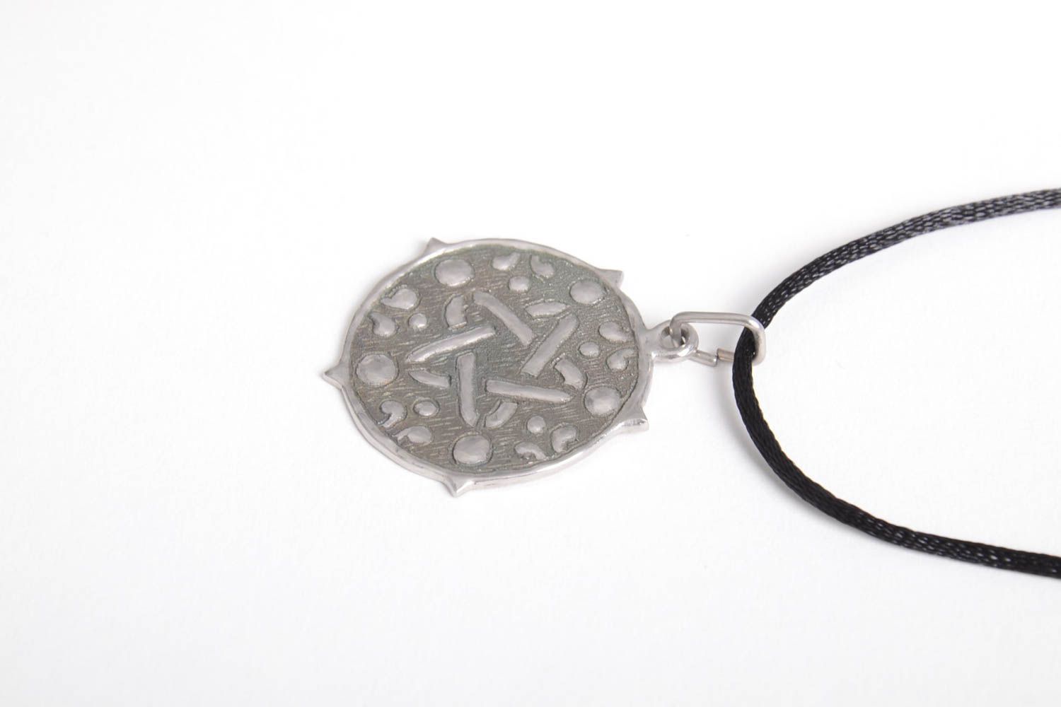 Unusual handmade metal pendant beautiful jewellery metal craft gift ideas photo 3