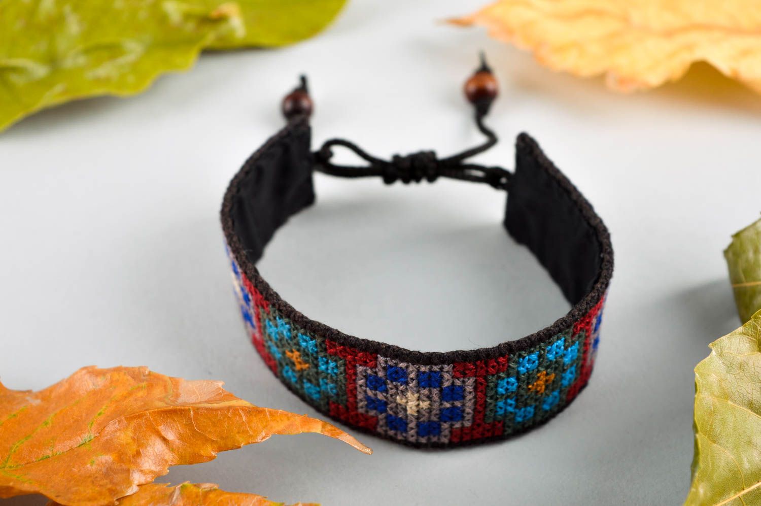 Pulsera artesanal de hilos accesorio para mujeres étnico regalo personalizado foto 1