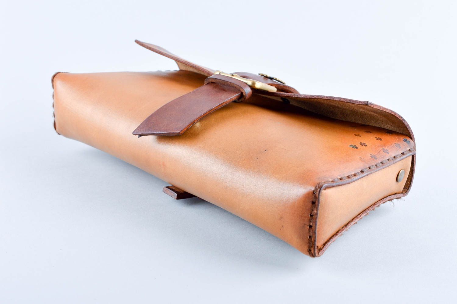Stylish handmade leather clutch bag design beautiful handbag fashion trends photo 4
