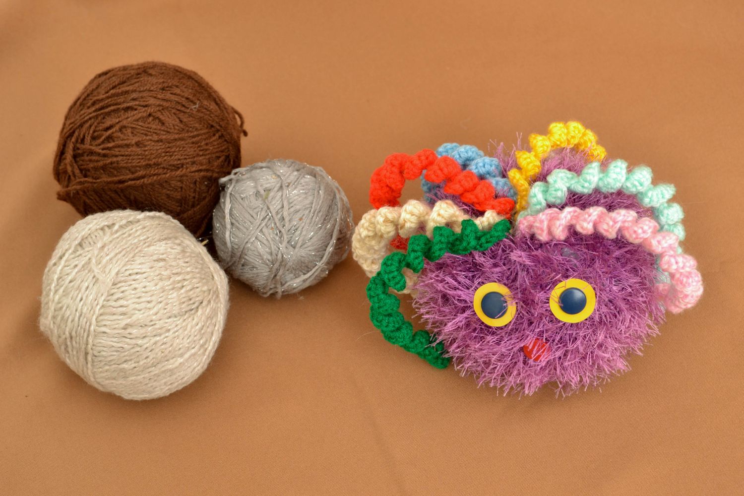 Unusual soft crochet toy  photo 5
