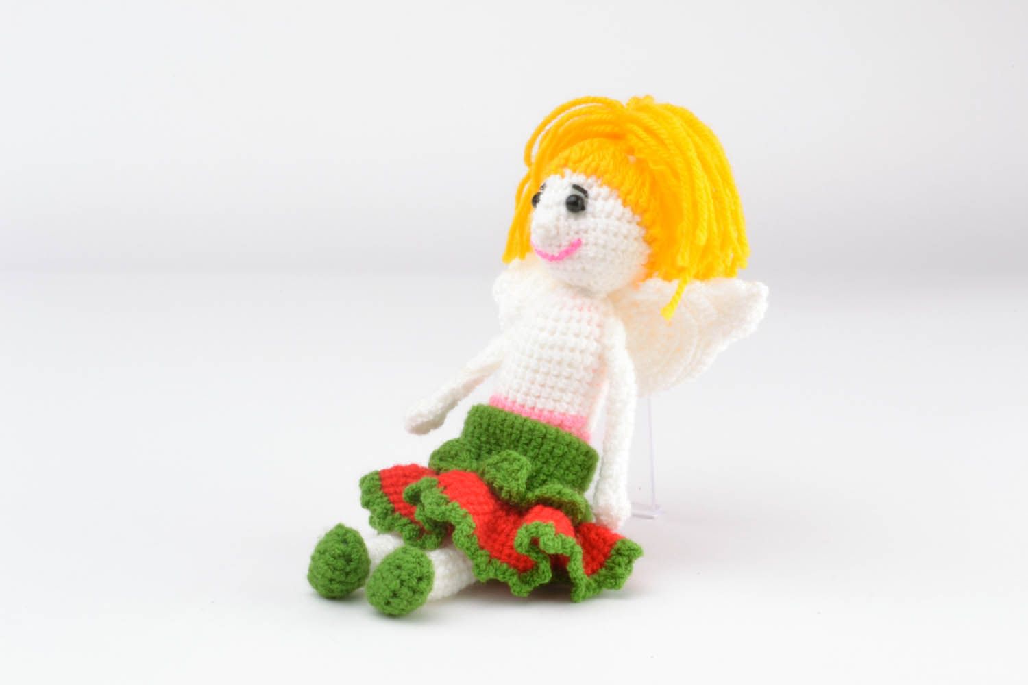 Knitted toy Angel photo 4