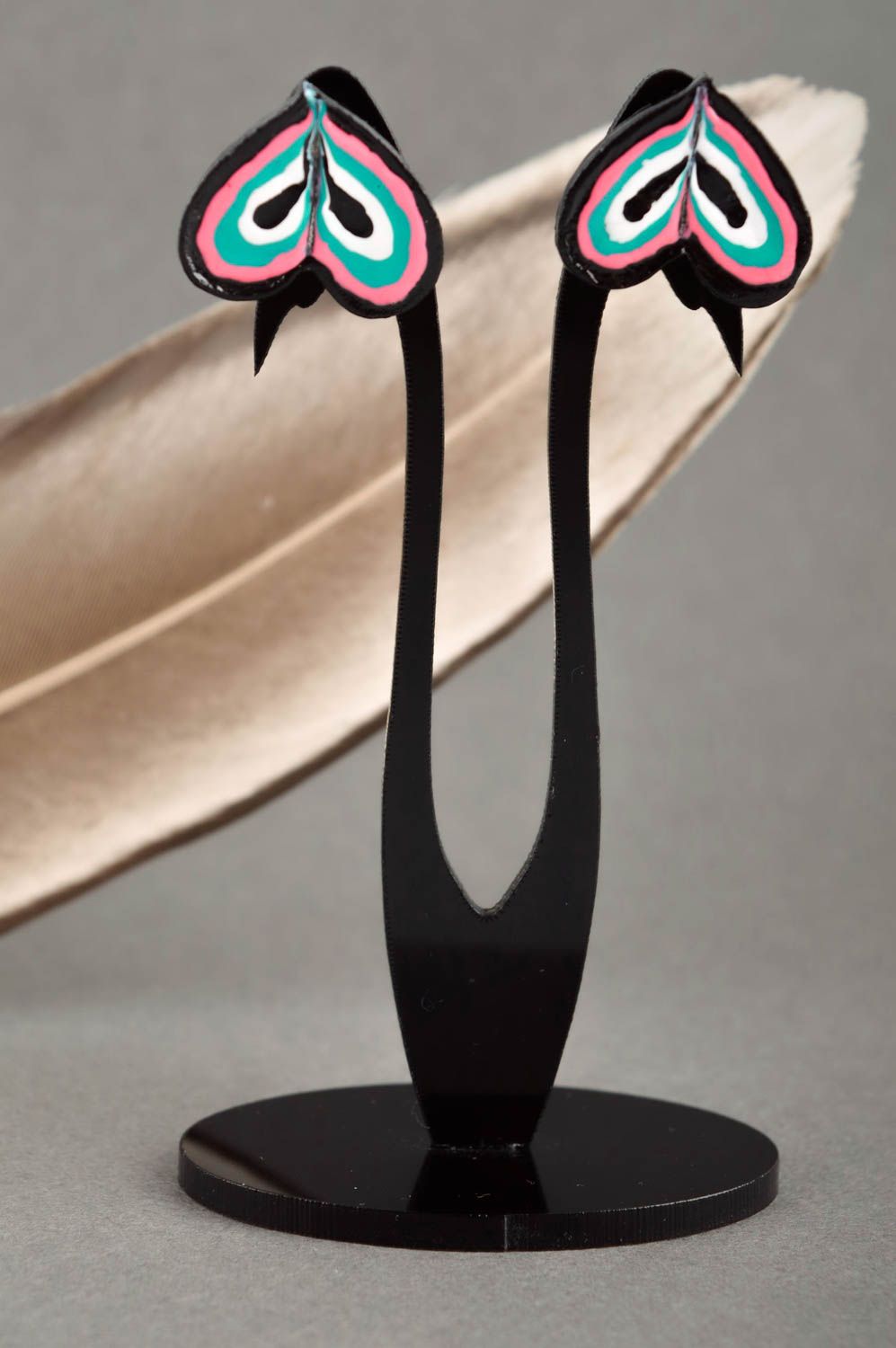 Ohrringe für Damen handmade Mode Schmuck ausgefallener Ohrschmuck für Frauen foto 1