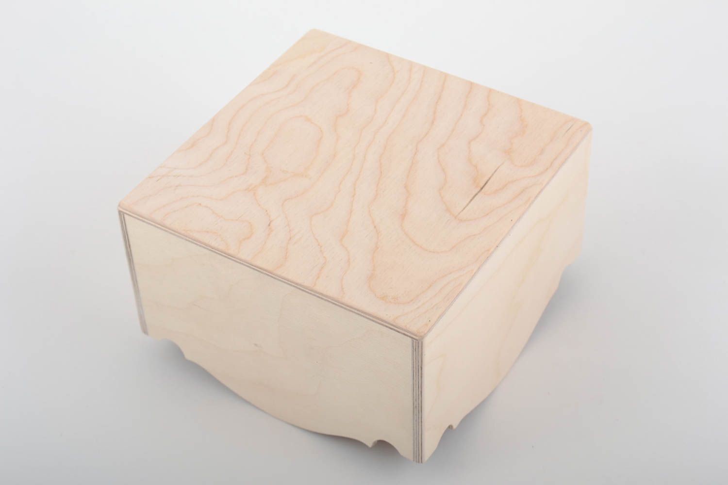 Handmade Holz Box für Bonbons Rohling zum Bemalen aus Sperrholz schön originell foto 4