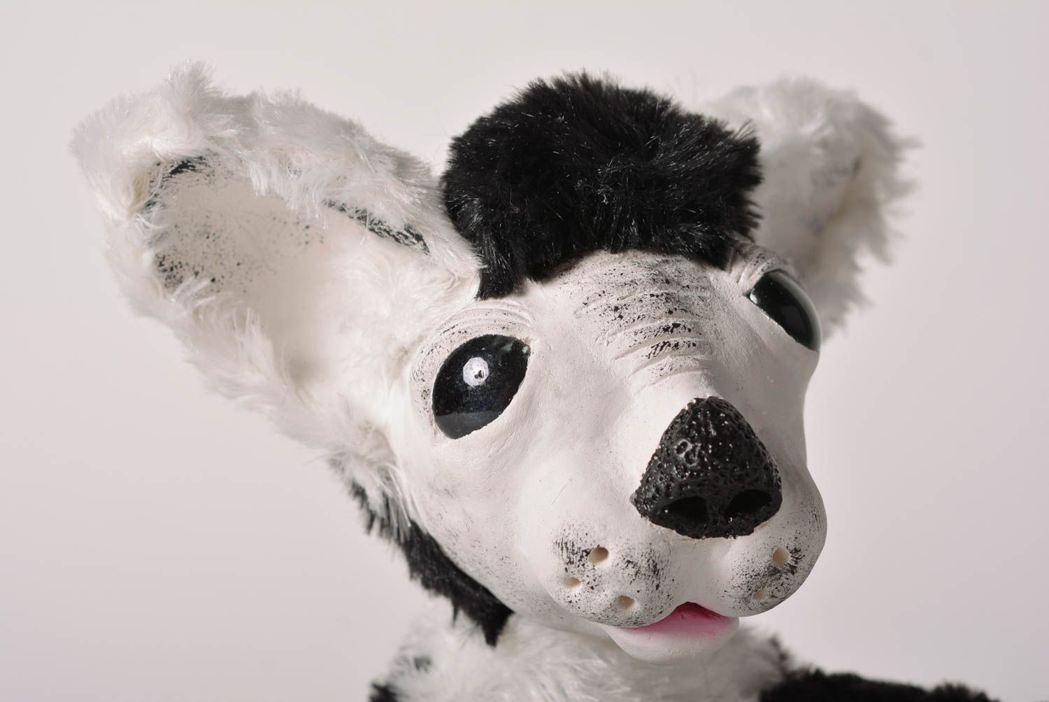 Puppe aus Textil Puppe handmade Deko für Zimmer Spielzeug Puppe Lemur schön foto 2