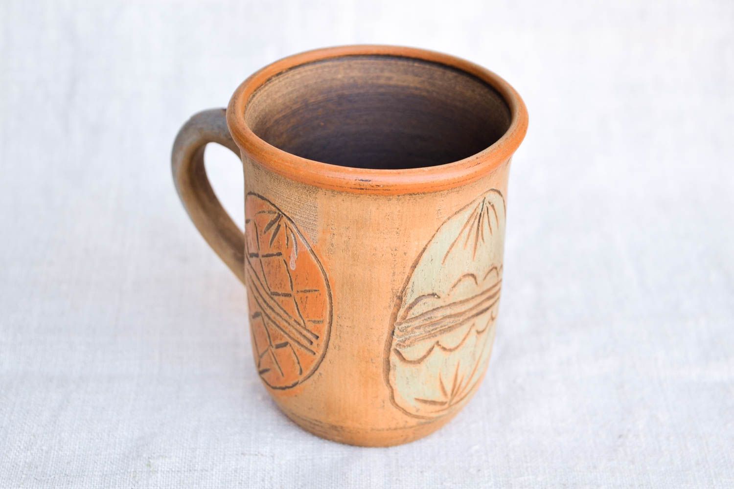 Handmade Keramik Tasse bemalt Keramik Geschirr Küchen Zubehör Geschenk Freundin foto 5