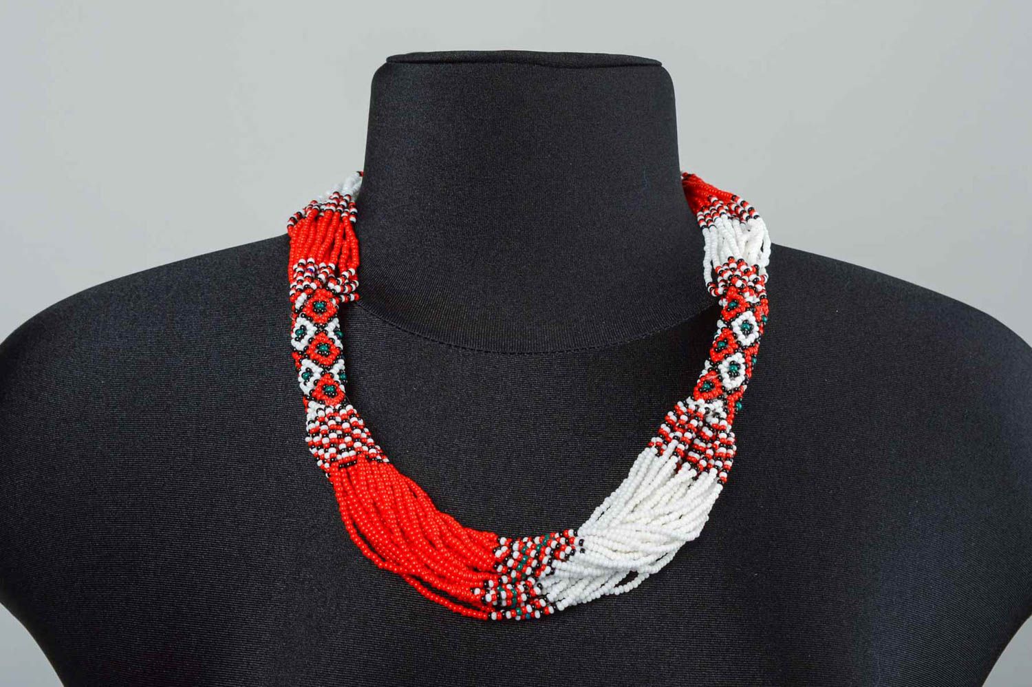 Unusual handmade beaded necklace fashion accessories cool jewelry gifts for her photo 5
