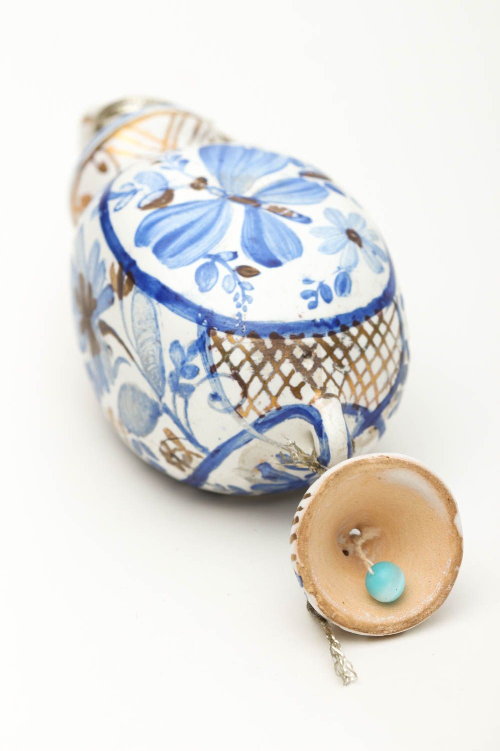 Anhänger aus Ton handmade Deko Keramik Interieur Idee Deko Geschenk originell foto 4
