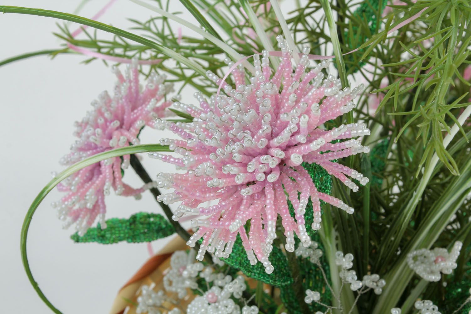 Deko Blume aus Glasperlen  foto 1
