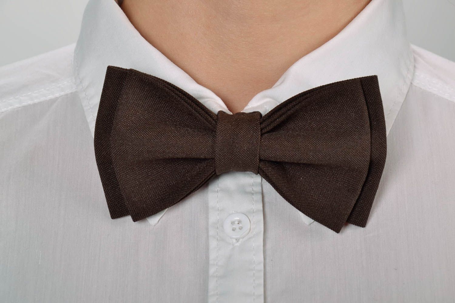 Cotton bow tie photo 5