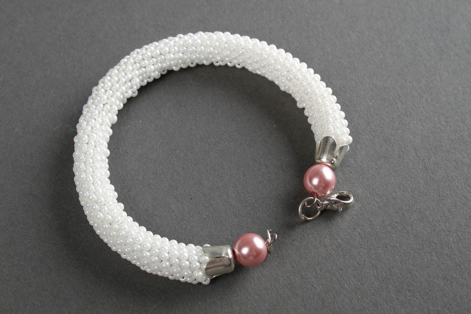 Seed bead bracelet handmade bijouterie stylish accessories woven bracelet ideas photo 5