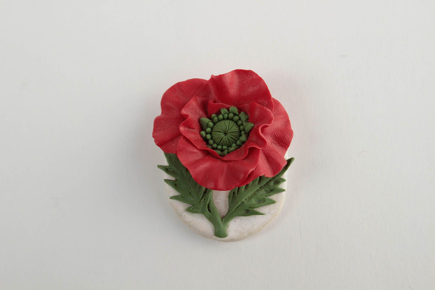 Unusual handmade plastic pendant flower pendant design accessories for girls photo 2