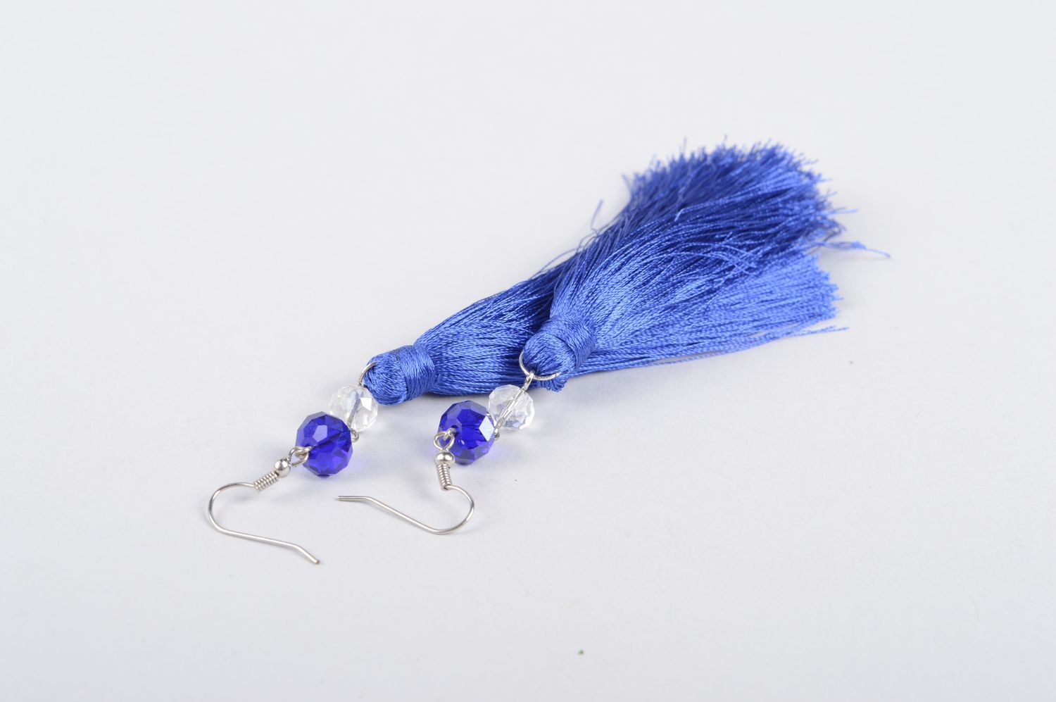 Handmade jewelry designer earrings tassel earrings fashion accessories gift idea photo 4