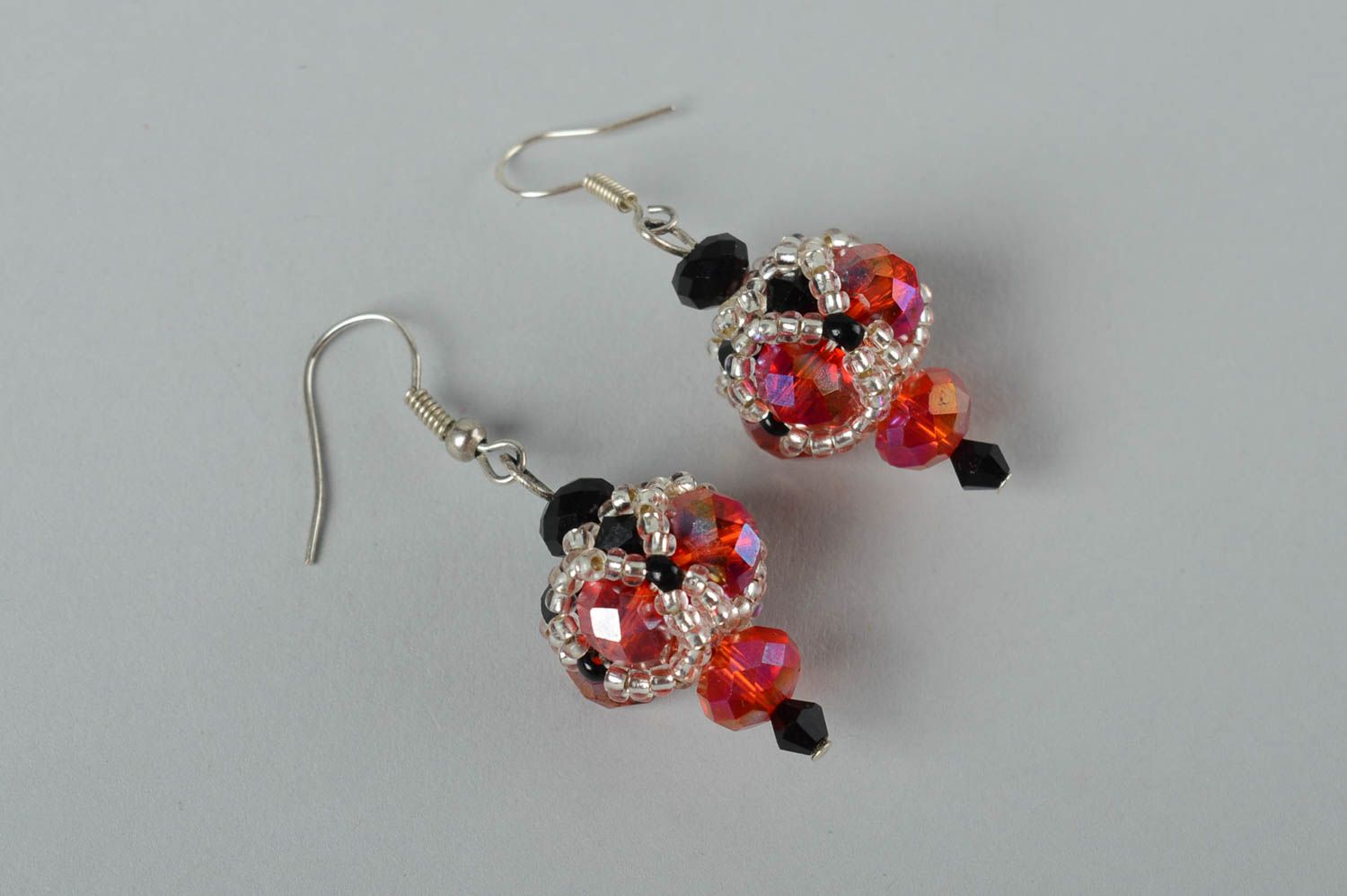 Designer earrings handmade beaded jewelry accessories for women present for her photo 4