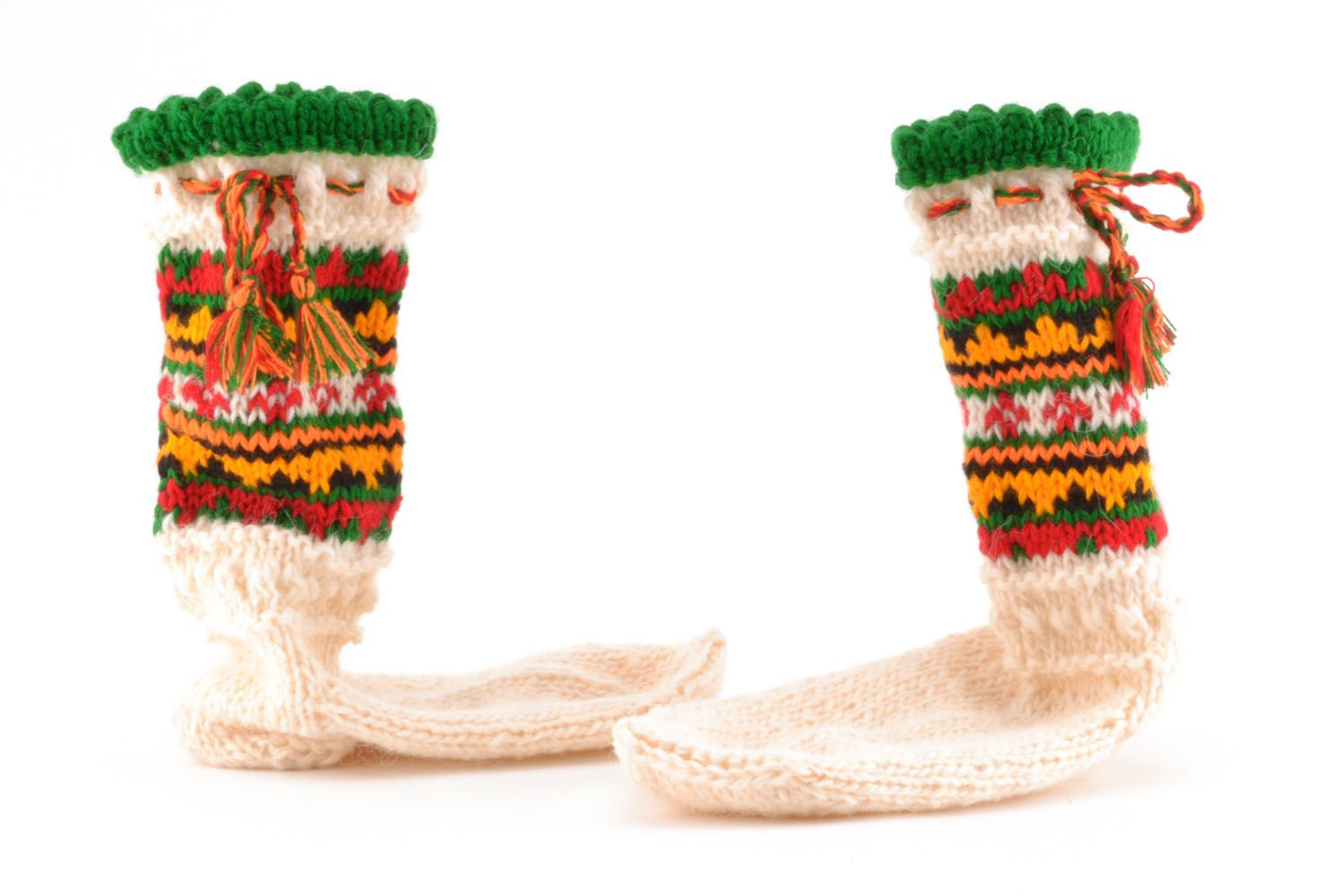 Wool socks With Ornament photo 5