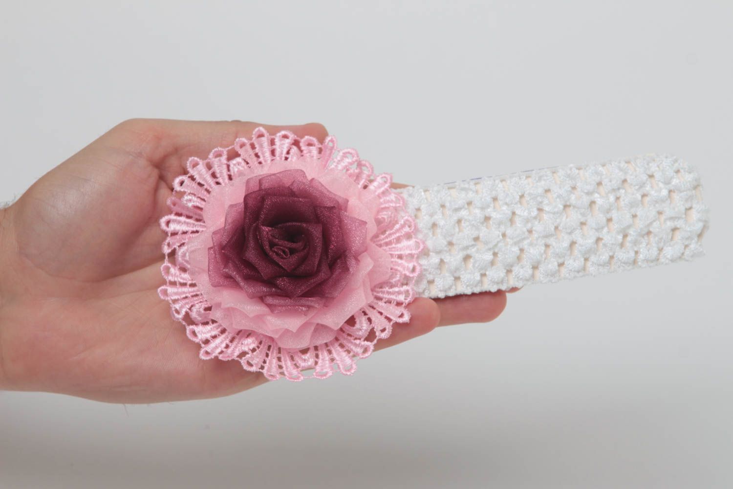 Schmuck handgemacht Blumen Haarband Accessoires für Haare Geschenk Ideen foto 5