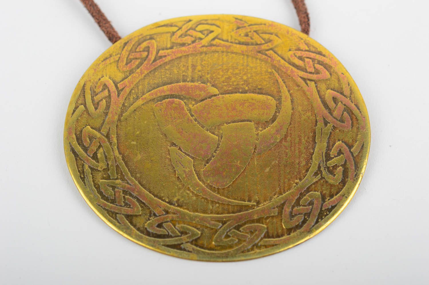 Handmade pendant designer accessory brass jewelry gift ideas metal pendant photo 4