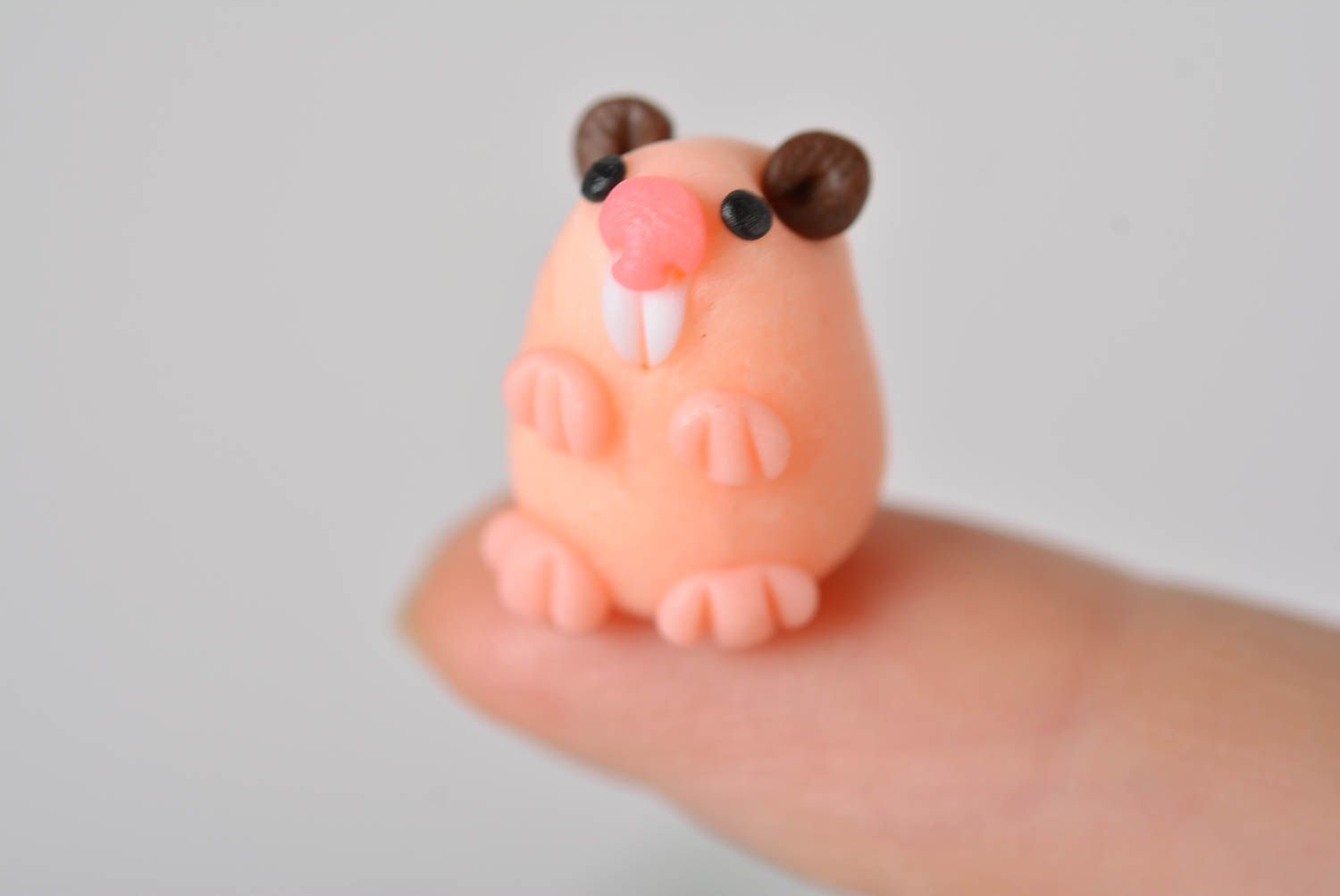 Spiel Figur handmade Hamster Spielzeug Mini Spielzeug Kinder Geschenke schön foto 4