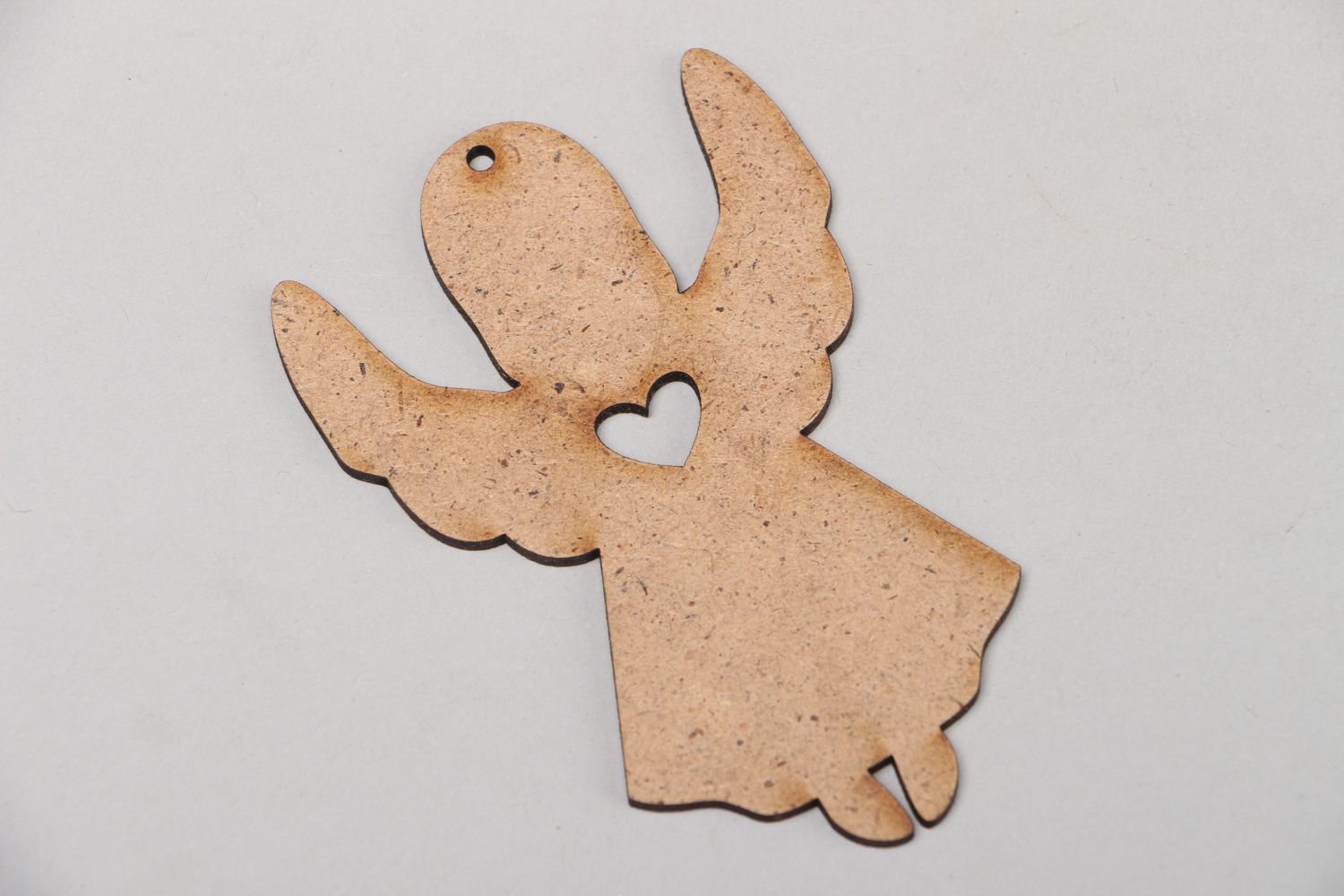 Figura de ángel hecha a mano, chipboard para scrapbook  foto 1