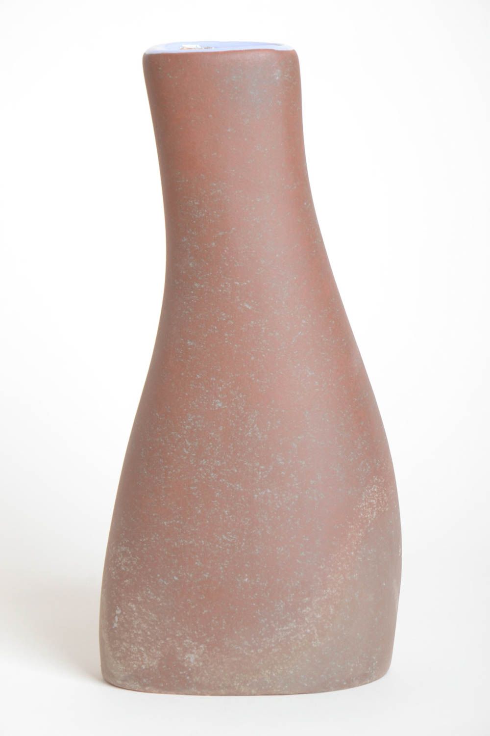 Vase design fait main Vase en terre cuite motif coloré original Déco maison photo 3