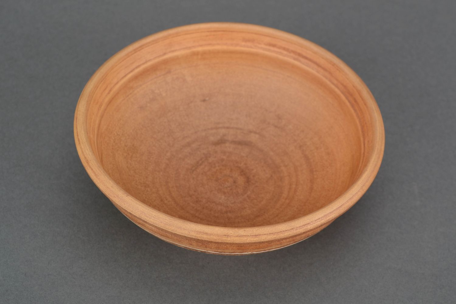 Handmade ceramic bowl kilned with milk 1 l photo 4