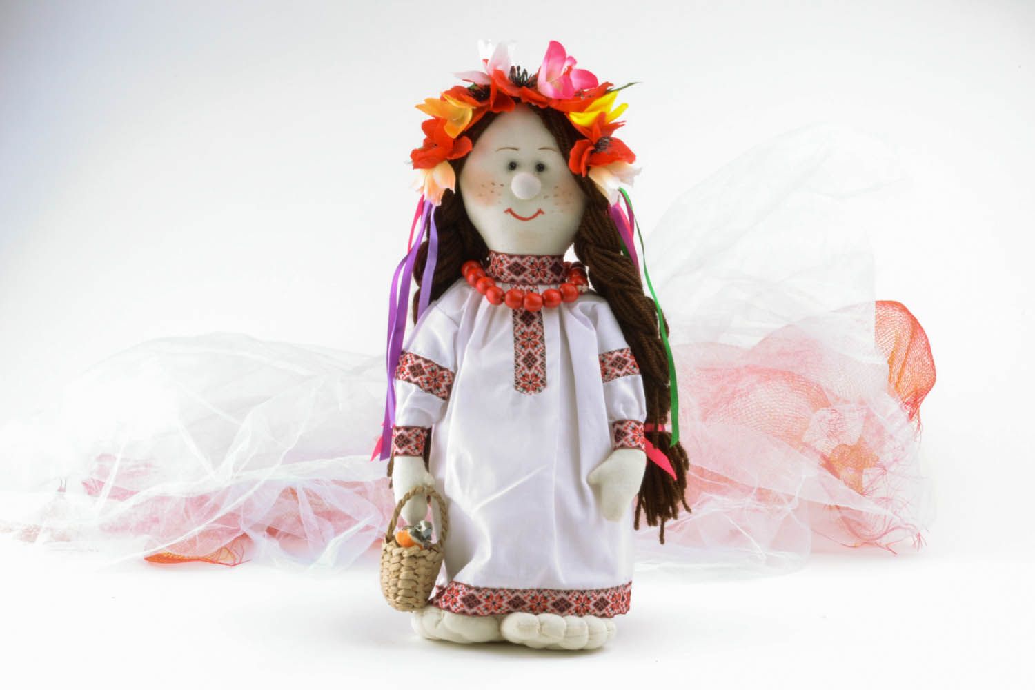 Doll in Ukrainian vishivanka shirt photo 1