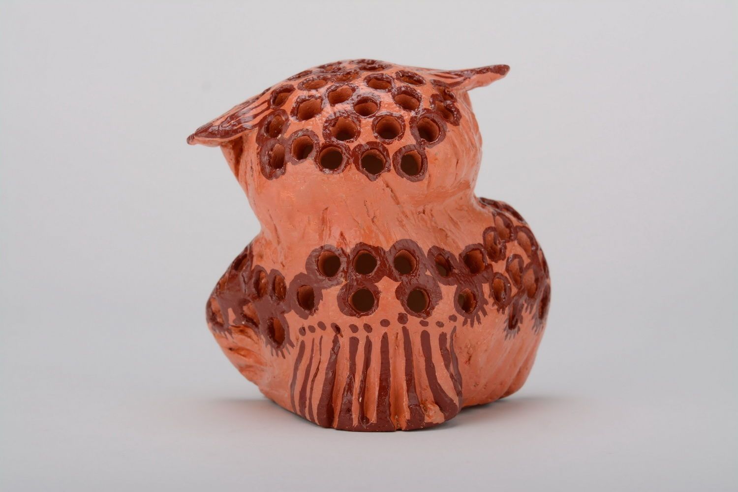 Ceramic pencil holder Owl photo 2
