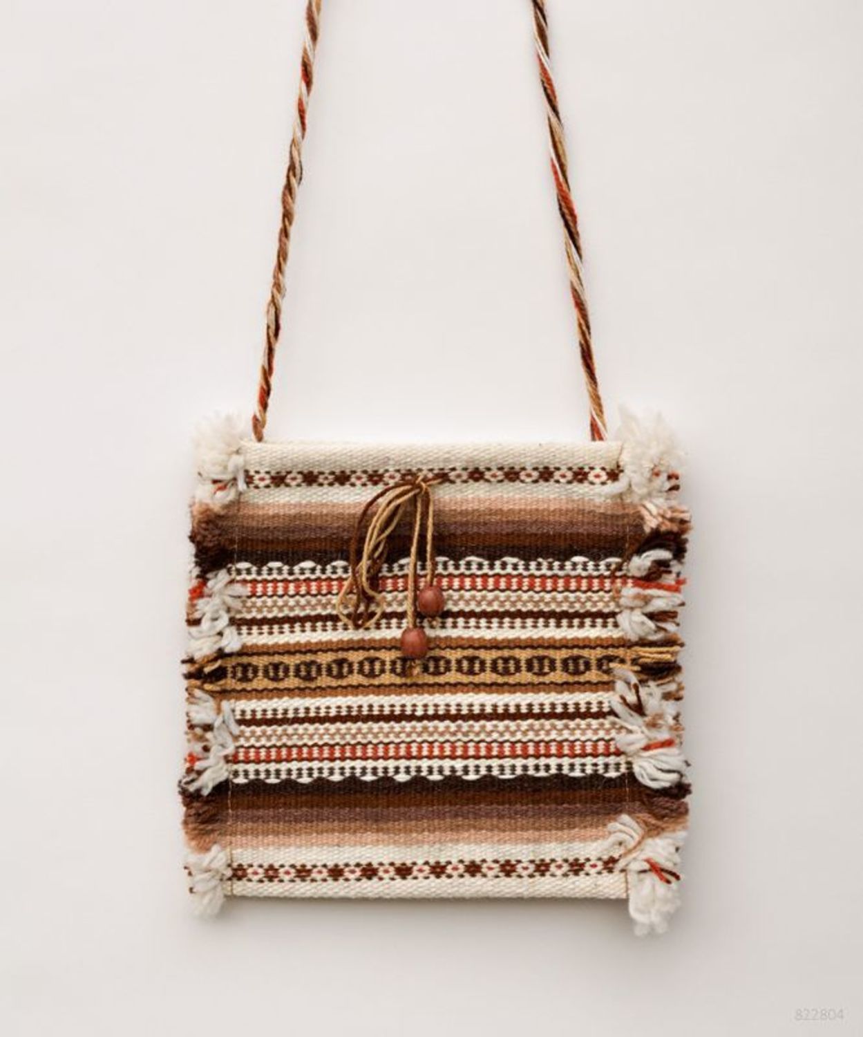 Fabric purse in ethnic style photo 4
