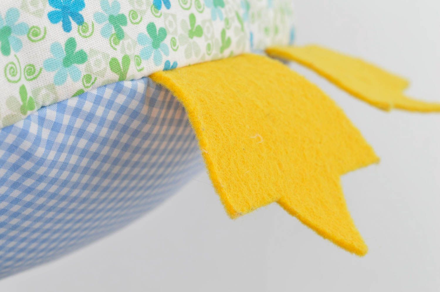 Игрушка подушка ручной работы детская игрушка сова из ткани диванная подушка фото 4