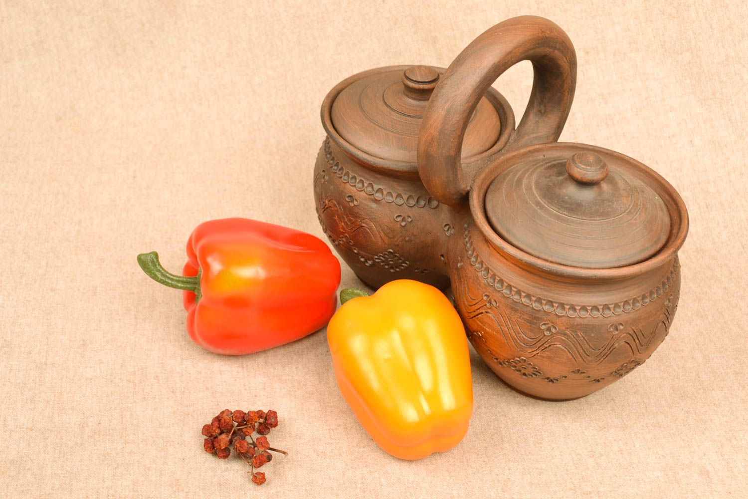 Pots en céramique aux motifs originaux photo 5