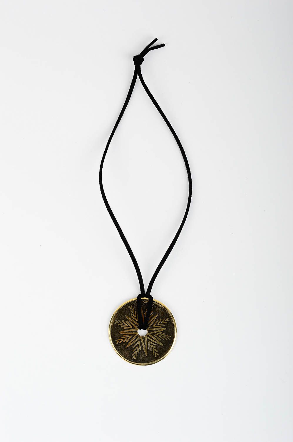 Handmade jewelry metal pendant brass accessory gift ideas designer jewelry photo 1