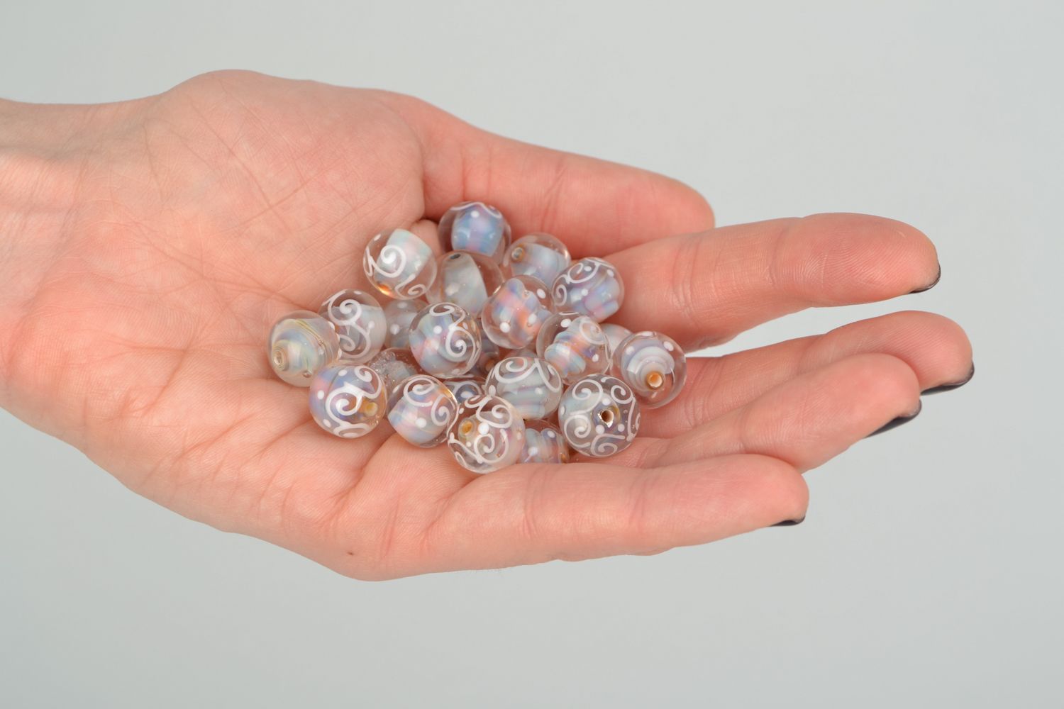 Jeu de perles de fantaisie décoratives 24 pièces photo 2