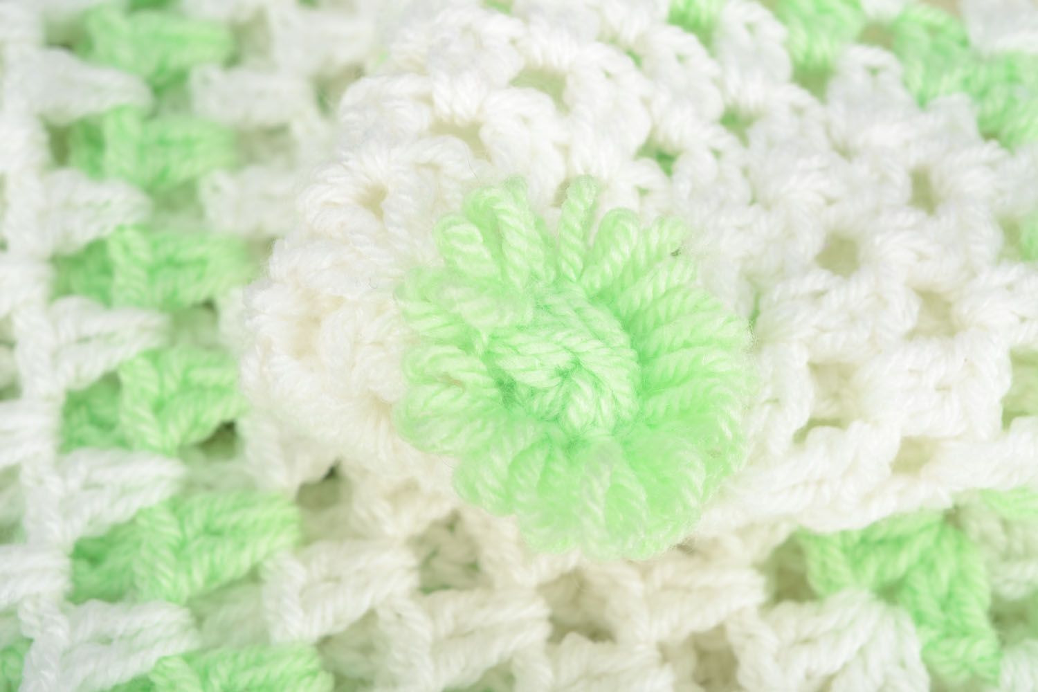 Crocheted baby blanket photo 3